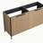 60" Freestanding Bathroom Vanity,Excluding Sink