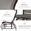 Chaise berçante d'extérieur en métal-1407237251