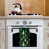 Green Gold Tree Pattern