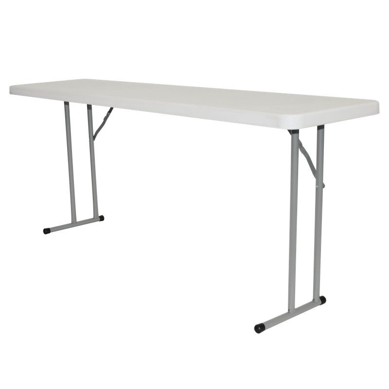 Table pliante en plastique Rhinolite, H 30 po x l 72 po x P 18 po