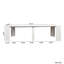 Multifunctional extendable console table