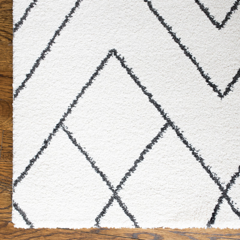 Rectangle Geometric Area Rug, Rectangle  200 x 275cm