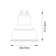 7W GU10 LED Non-Dimmable Bulb - 680lm