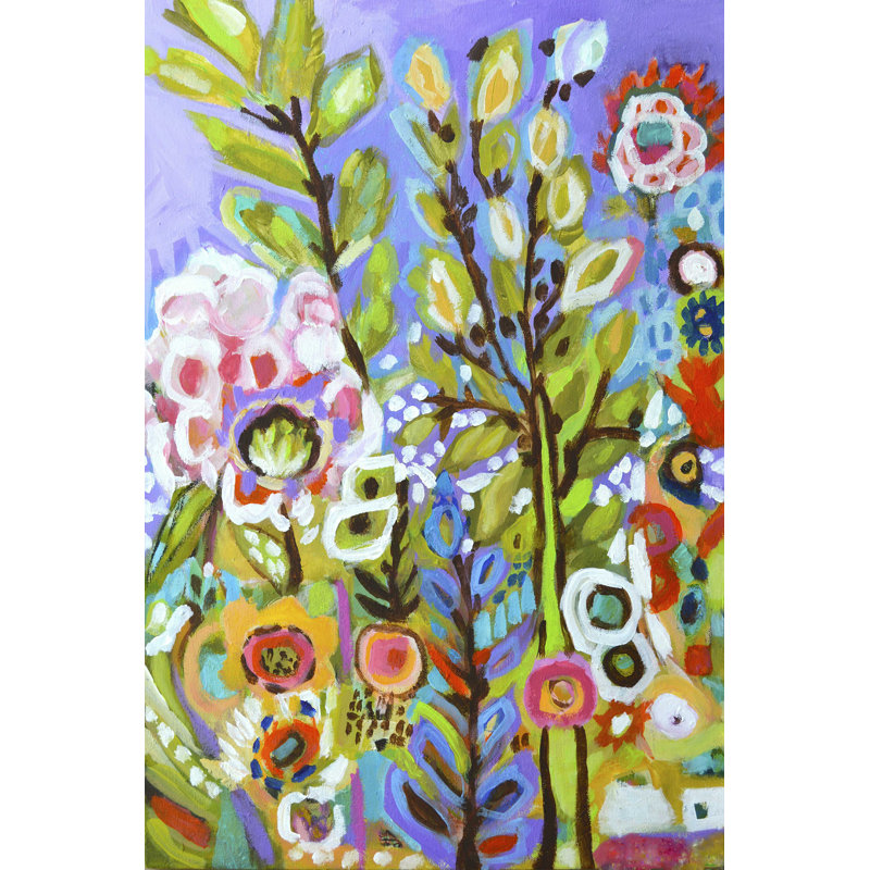 Jardin de fantaisie III, H 48 po x l 32 po