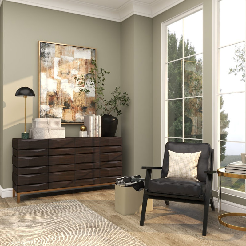 Ensemble de boîtes décoratives en cuir naturel Georgine, Beige/gris