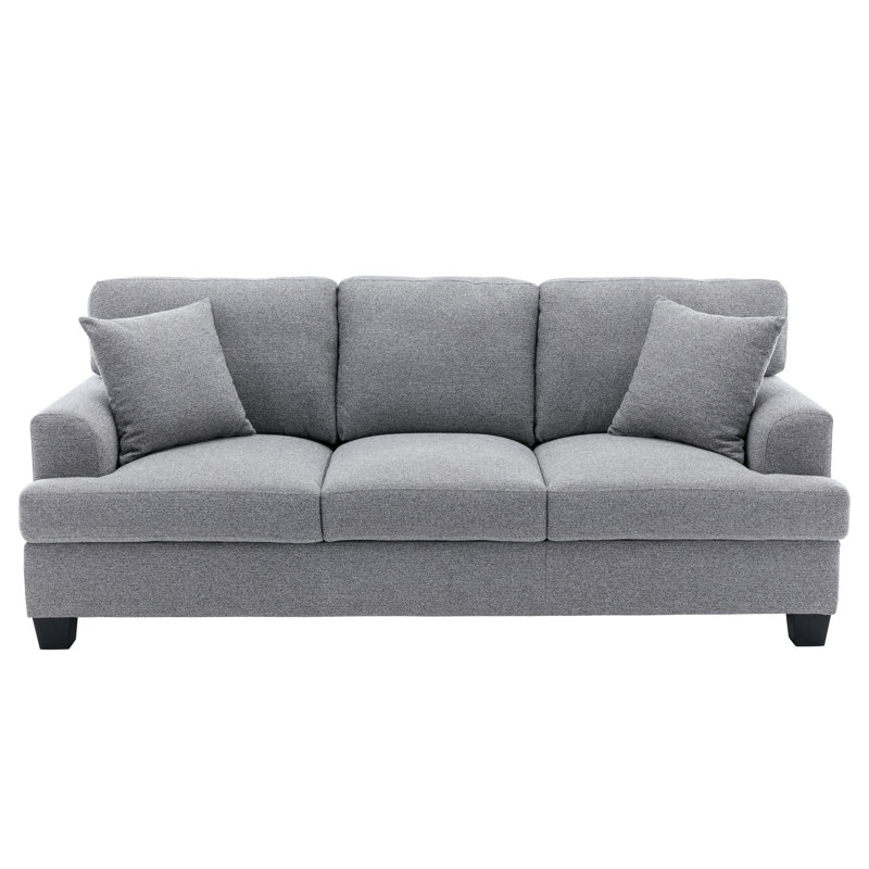 Sofa With 2 Throw Pillows