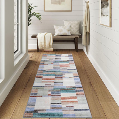 Jurdi Washable Area Rug with Non-Slip Backing