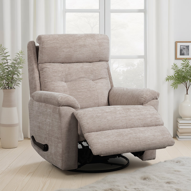 Fauteuil inclinable et pivotant Sophia, Tanné, Handle-Activated