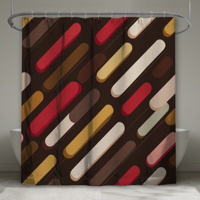 Rideau de douche Diagonal Stripes