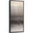 Neutral Gradient Abstract with Soft Vertical Motion - Large Framed Canvas Master Bedroom Wall Art Print-431736037-431736036