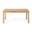 Table de salle à manger d'extérieur extensible en bois d'acacia