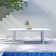 Calliana Extendable Rectangular Aluminum Outdoor Dining Table