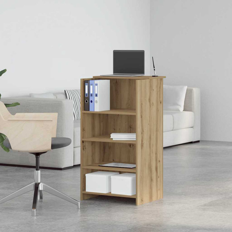 Stefhon Standing Desk, Artisan Oak