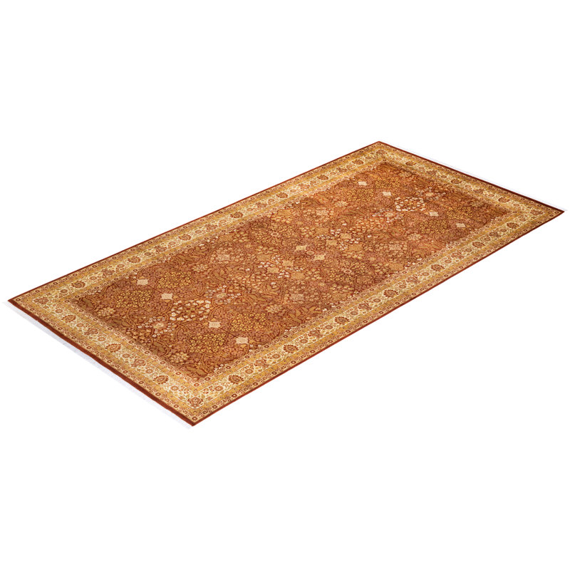 Classic One-of-a-Kind 6' 1" X 12' 2" Hand Knotted Area Rug