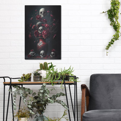  'Dead Flowers 3' by KIR.DART Metal Wall Art
