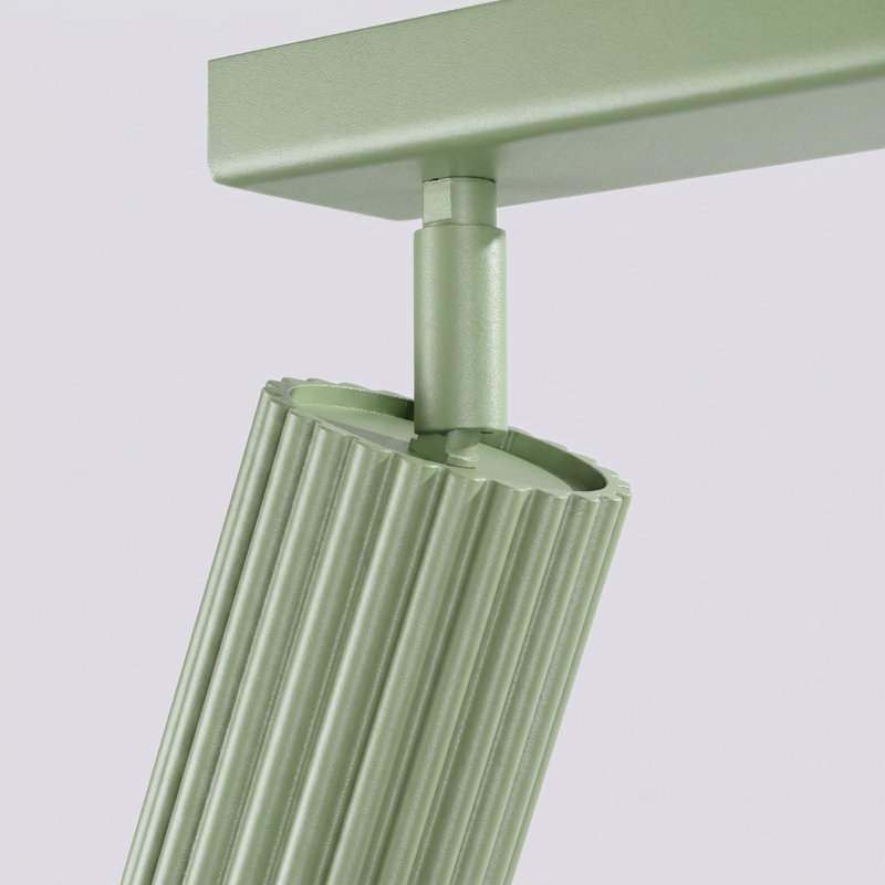Karbon Aluminium Flush Mount, Sage, 30x6,5x16,5 cm