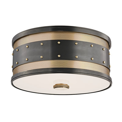 Gaines Glass Flush Mount