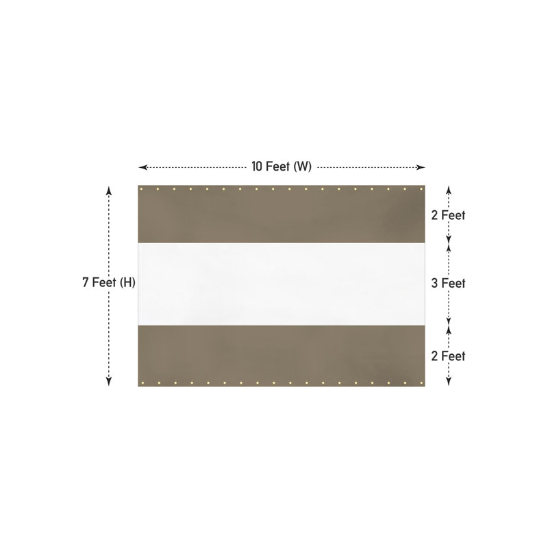 Blue Elephant Black, 213.4cm H x 304.8cm W, Beige