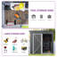 Remise de rangement en acier galvanisé l 4,6 pi x P 2,5 po x H 6 po-91027562
