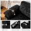 Canapé modulaire 80 po avec housses amovibles en tissu de lin 80 po-1355929854-1355929852
