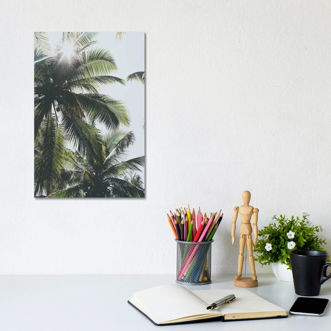 Palm Trees In The Philippines by Luke Anthony Gramme - Wrapped Canvas Print