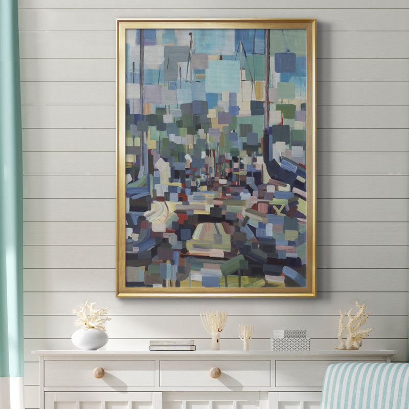 Toile encadrée de qualité supérieure - Prêt à accrocher, Toile encadrée d'or, H 26,5 po x l 36,5 po x P 1,5 po