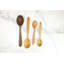 Ensemble de grandes cuillères de service Euro, bois fruitier