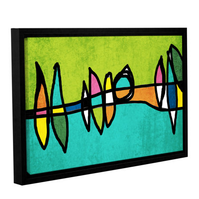 «Makris Vibrant Colorful Abstract 1», impression encadrée
