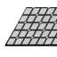 Tapis gris/noir tissé à la machine-685042631