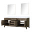 Meuble-lavabo double l 84 po x 22 po Laurel-82319246-82319245