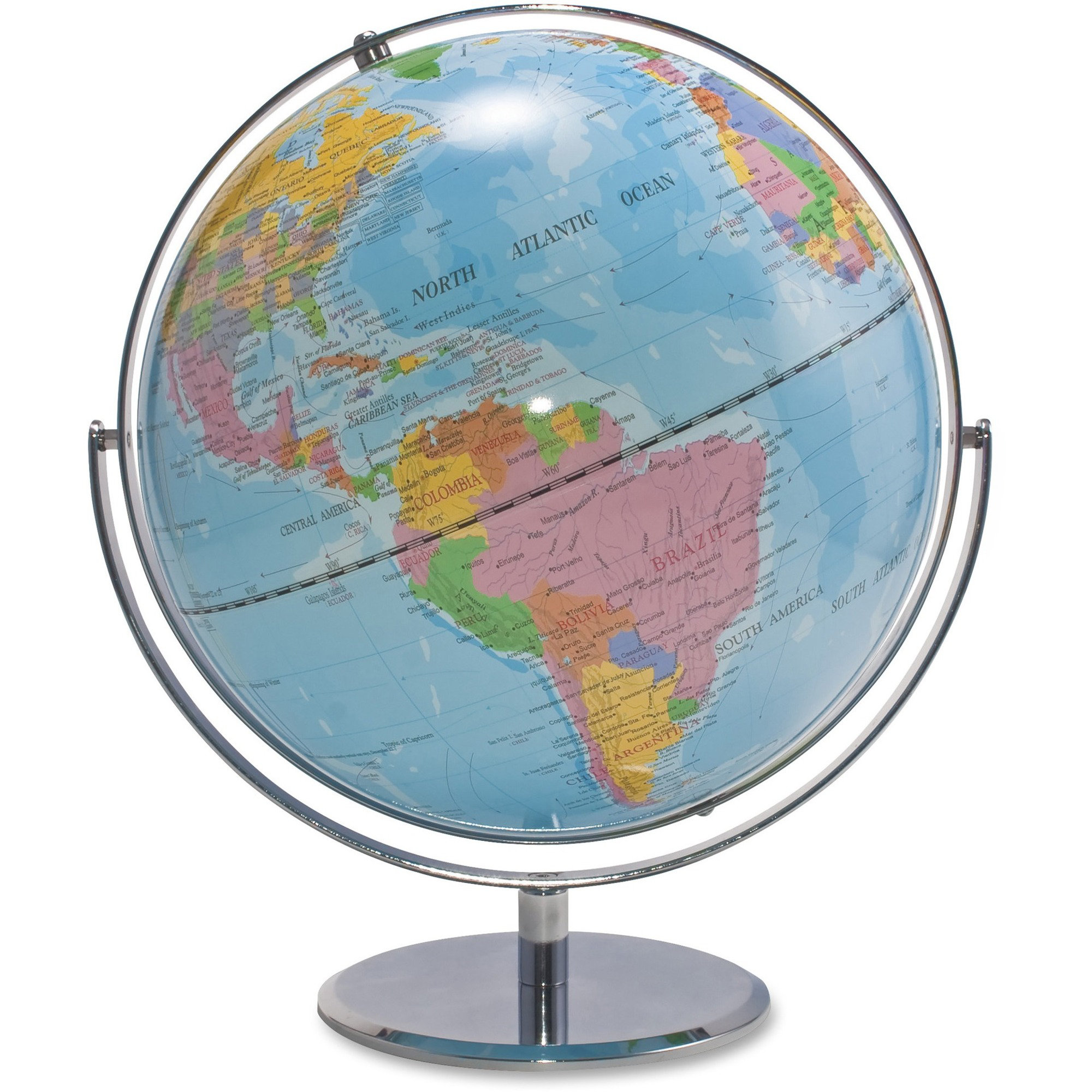 Ebern Designs Plastic / Acrylic Tabletop Globe | Wayfair