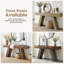 160 cm W Solid Wood Top Console Table