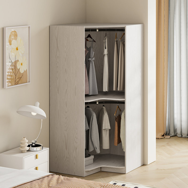Commode naturelle, garde-robe de coin