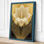 Lotus Deco Art Deco - Wrapped Canvas-84240512-84240521