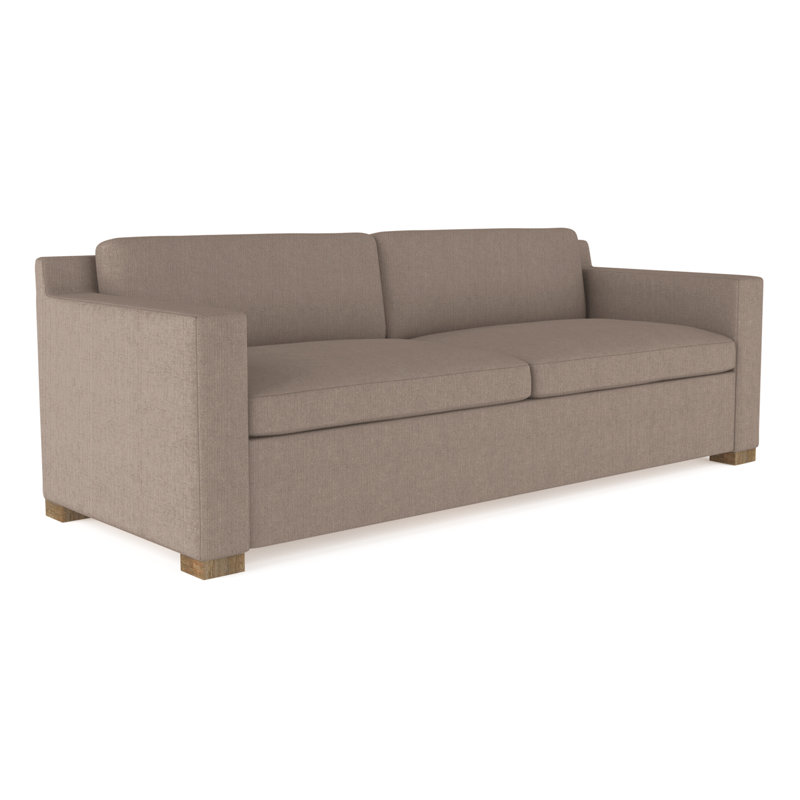Causeuse Mercer, Ponce de lin Box Weave, H 33,5 po x l 72 po x P 39 po, Patiné
