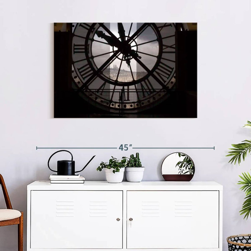 Clock Tower City View, 24" H x 36" W