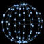 Vidaxl Ball With 192 Leds 2 Pcs Cold White 30 Cm Metal