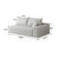 Canapé d'angle modulaire minimaliste avec méridienne réversible - Aucun assemblage requis-1078579341