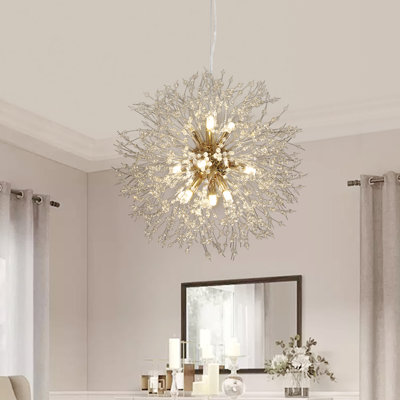 9 - Light Sputnik Starburst Chandelier with Firework Design
