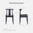 Farmhouse Wood Dining Chairs With Curved Back-879348981-879348978