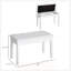 Banc de piano Duet avec coussin en similicuir et structure en bois, capitonné pour plus de confort et de style-129894937-129894938-129894940