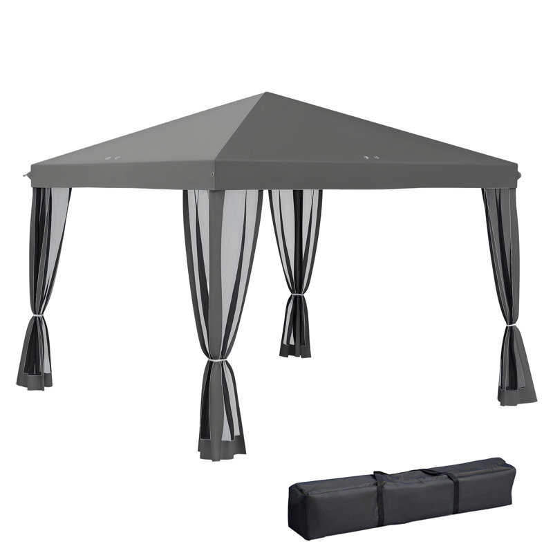 Annayeli 3m x 3m Metal Pop-Up Gazebo