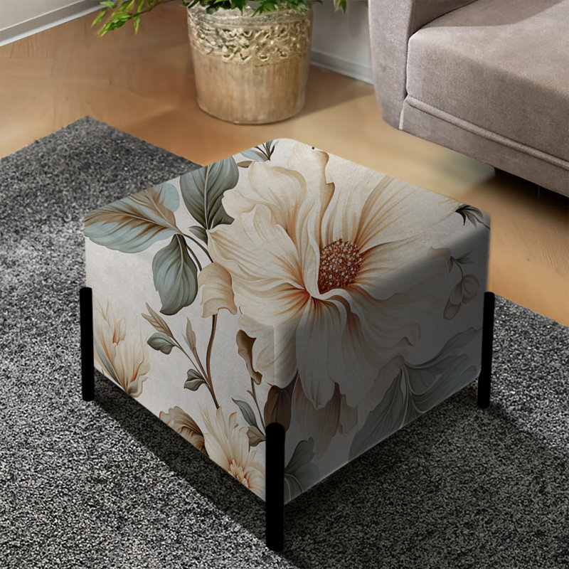 Repose-pieds Vintage Florals III - Plants