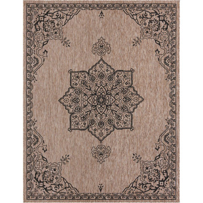 Tapis transitionnel Tollefson couleur chameau