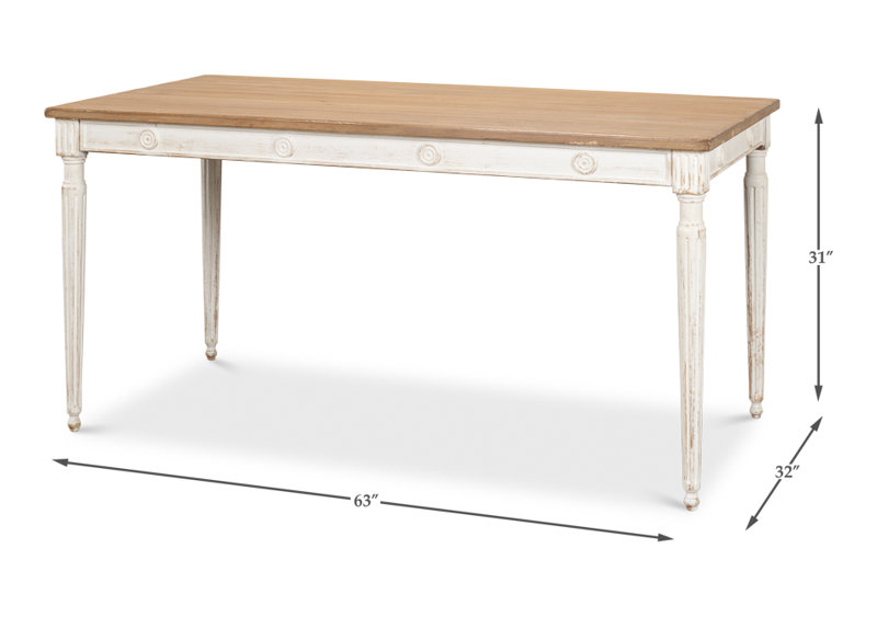 Lady's Pine Wood Dining Table