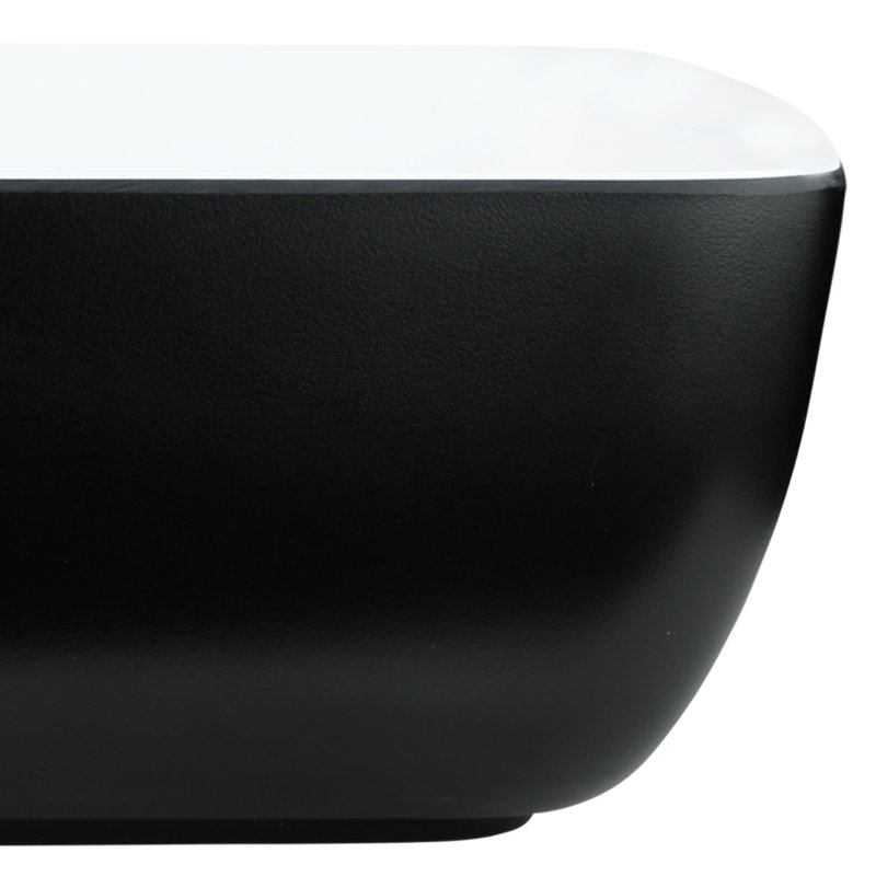 Bol à salade 31 oz, Blanc / Noir