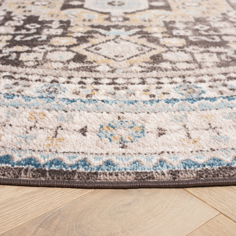 McConnico Performance Oriental Rug, Round 6'7"