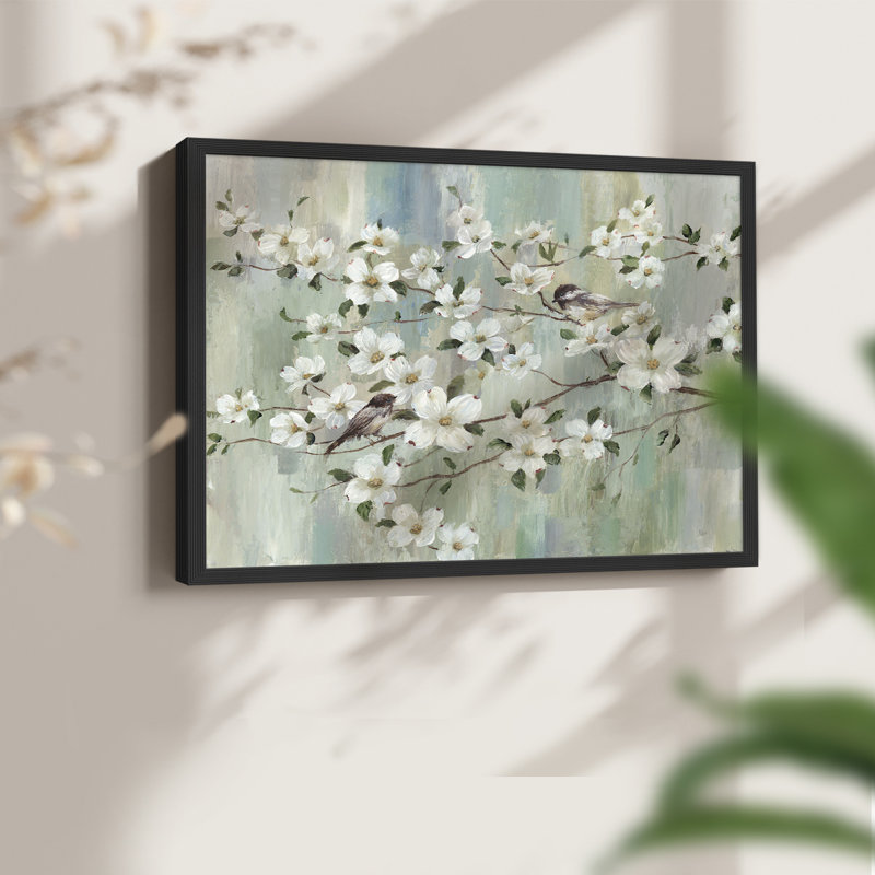 Spring's Song - Reproduction encadrée - Restickable, H 11 po x l 14 po, Noir, noir, noir, noir