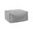 Alpine Large Outdoor Bean Bag Lounge Set With Matching Ottoman Pouf-1028726694
