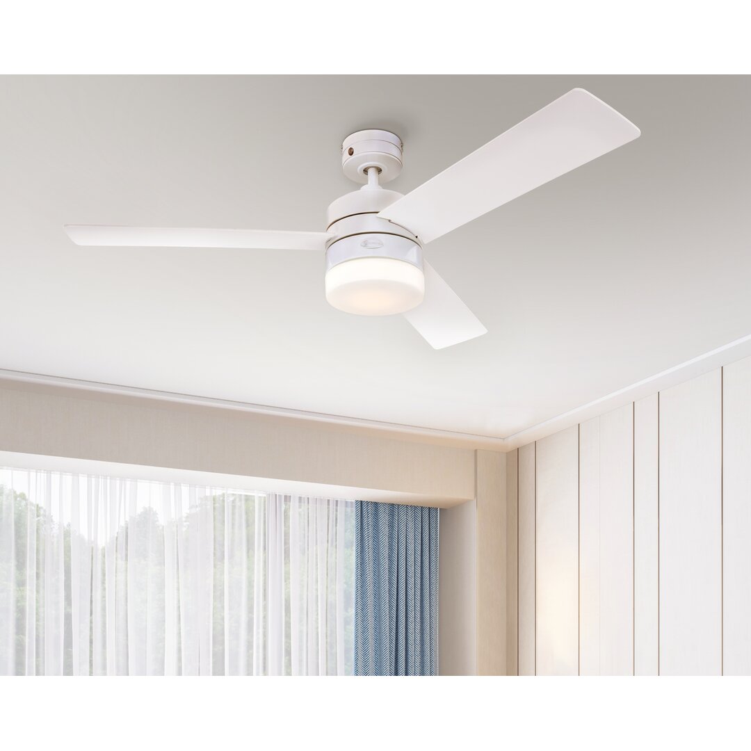 122 cm LED-Deckenventilator Carrizalez mit Fernbedienung